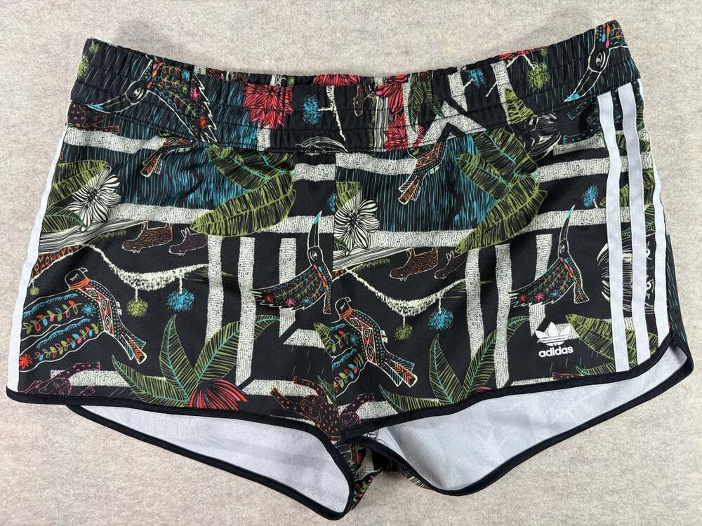 adidas x FARM Rio Birds of Paradise Pacer Shorts Women's XL